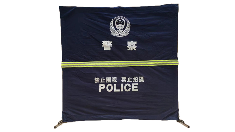 速度与便捷兼备：警界新宠—一款可以迅速展开的便携式围挡!