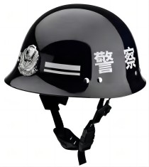黑色勤务盔