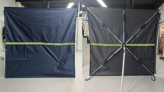 【新品上市】便携式伞状围挡升级款震撼登场